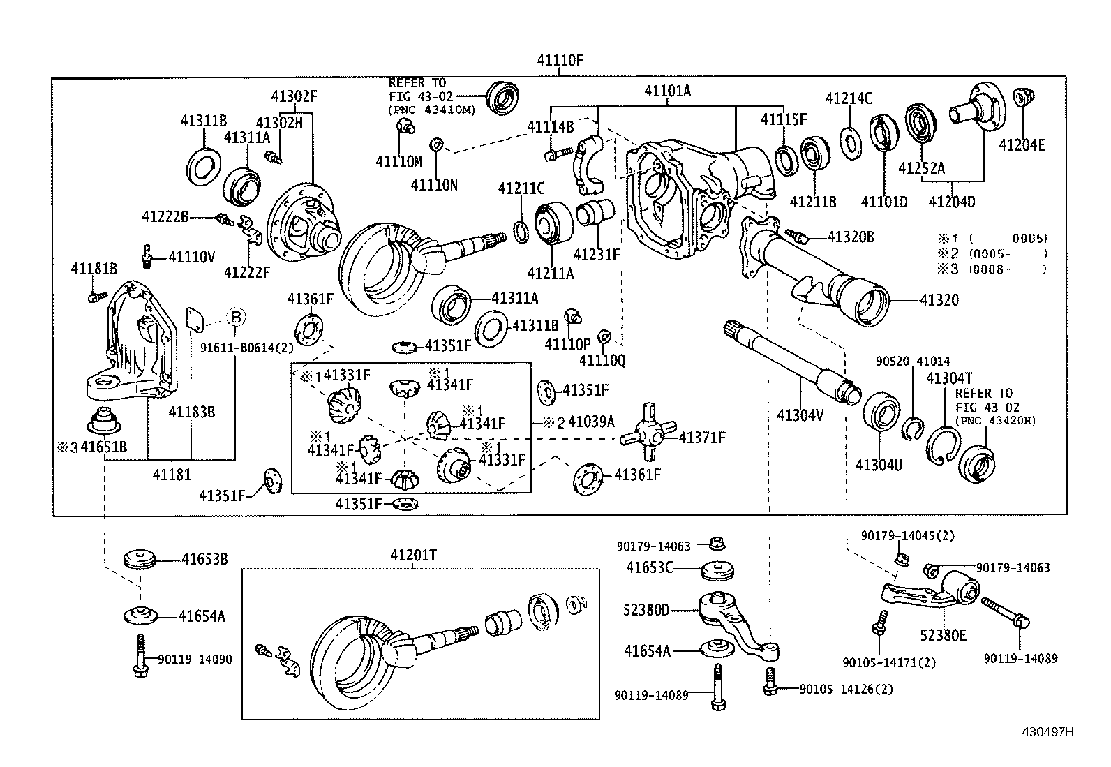 Front Axle Housing & Differential
