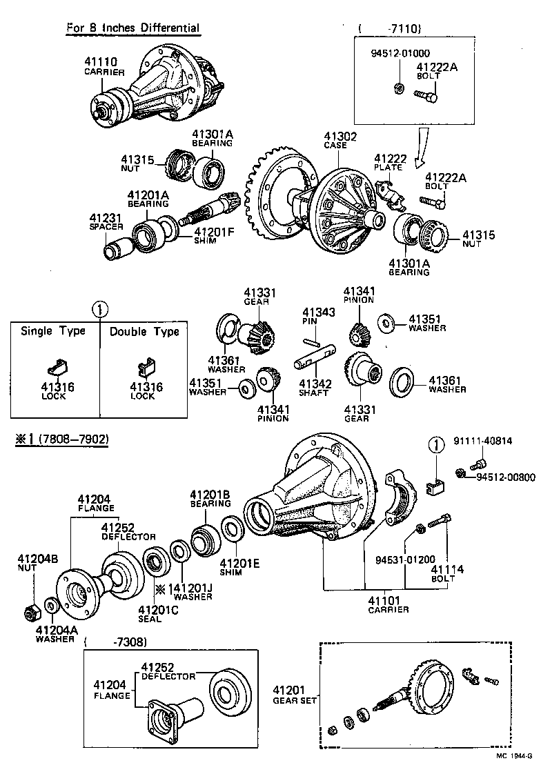 Rear Axle Housing Differential