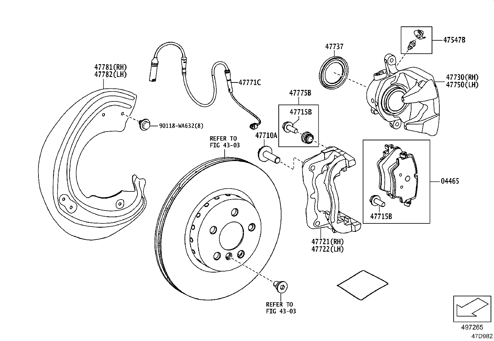 Front Disc Brake Caliper Dust Cover