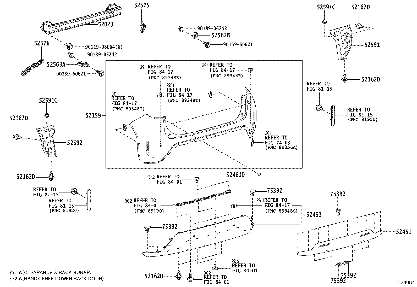 Rear Bumper & Bumper Stay