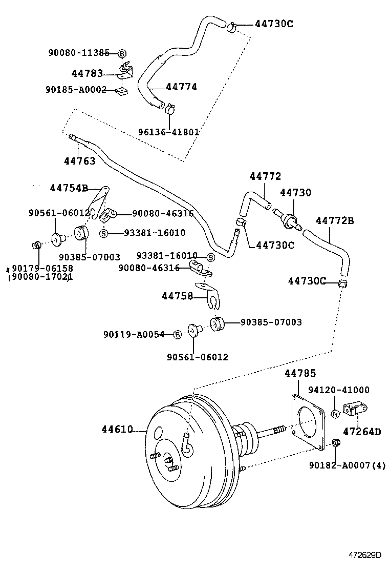 Brake Booster & Vacuum Tube