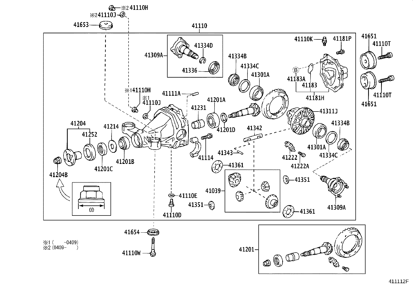 Rear Axle Housing Differential