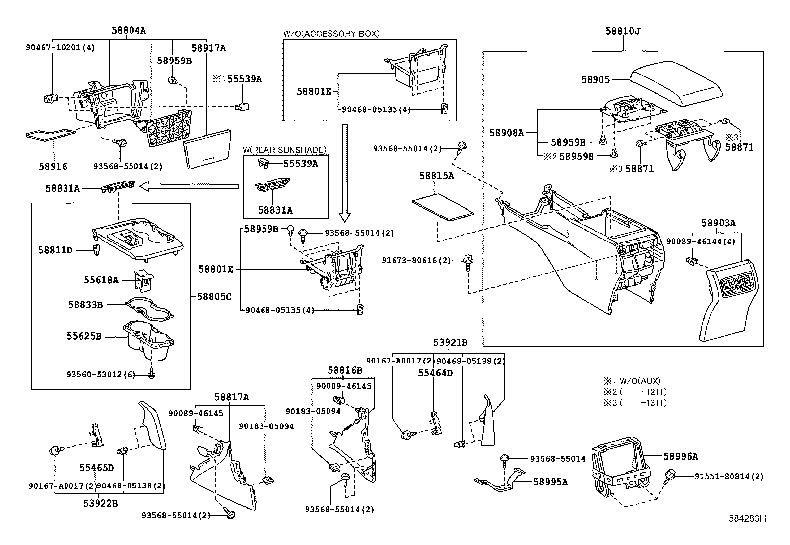 Console Box & Bracket