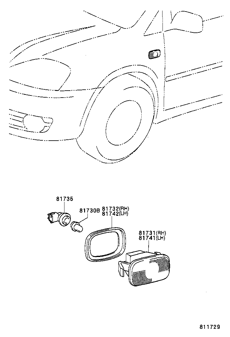 Turn Signal Lamp & Outer Mirror Lamp