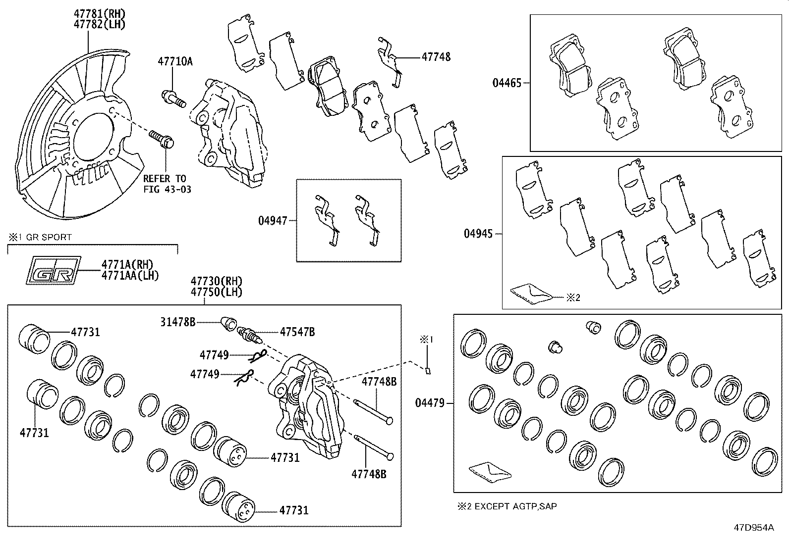 Front Disc Brake Caliper Dust Cover