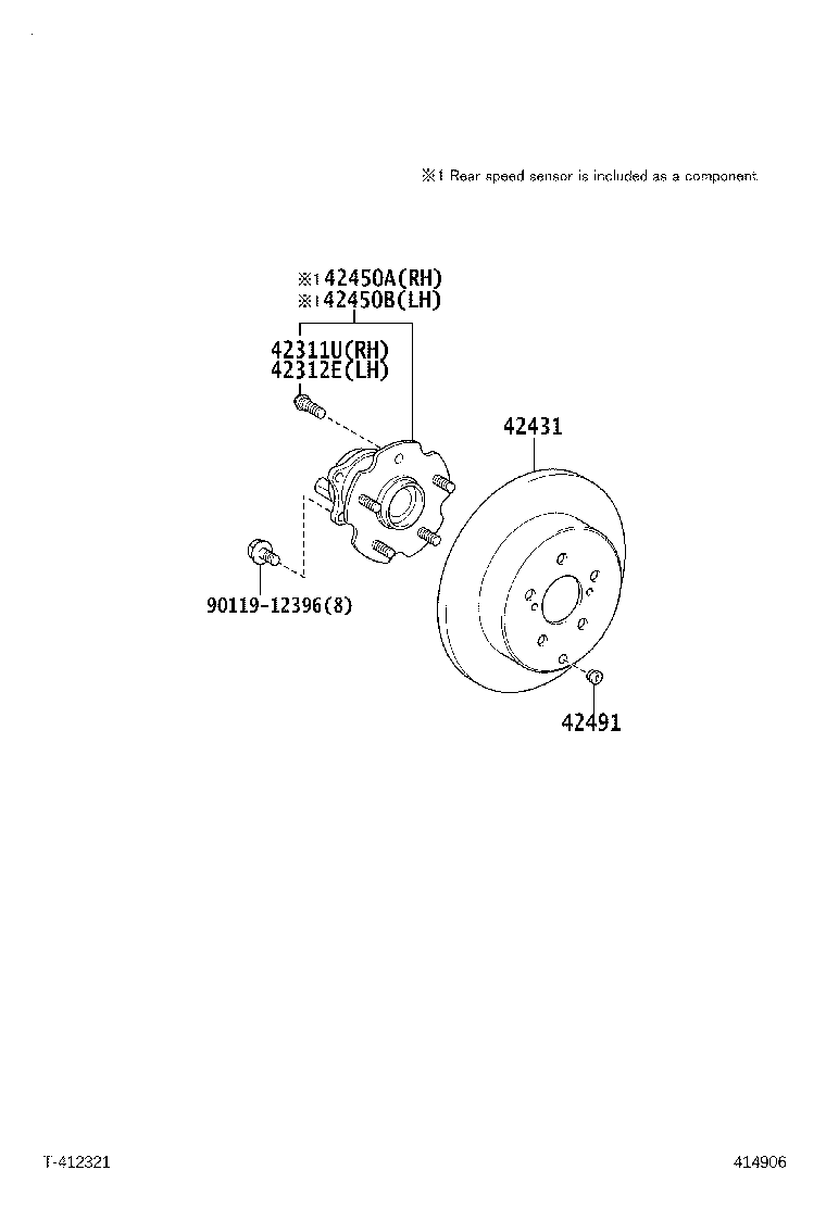 Rear Axle Shaft Hub