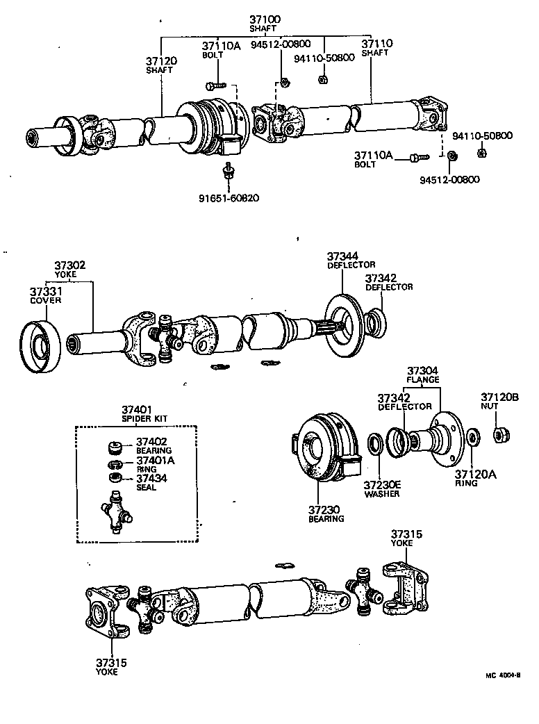 Propeller Shaft & Universal Joint