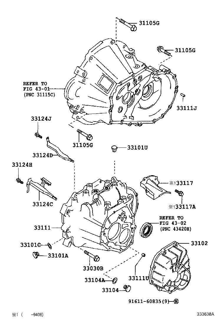 Clutch Housing + Transmission Case