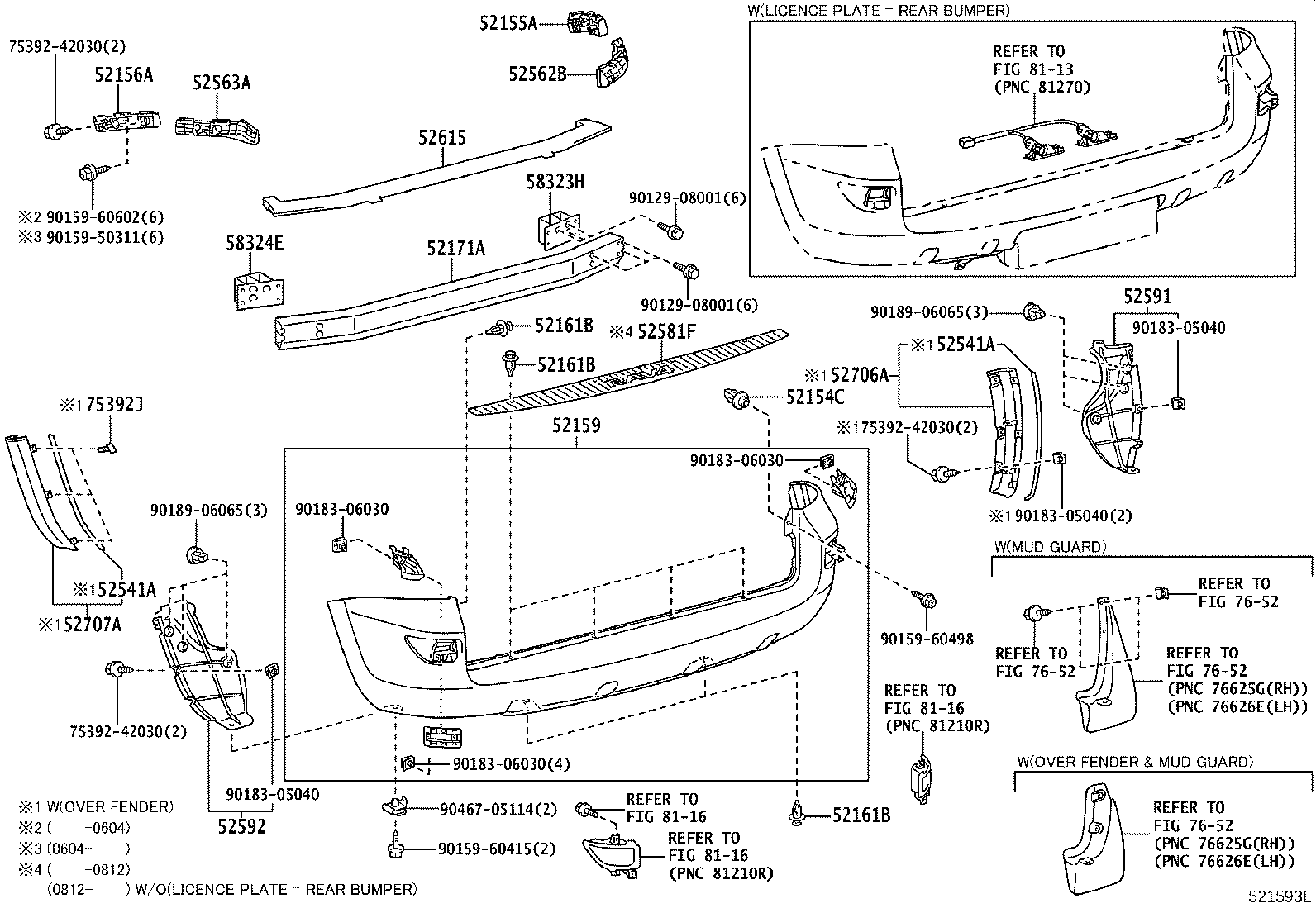 Rear Bumper & Bumper Stay