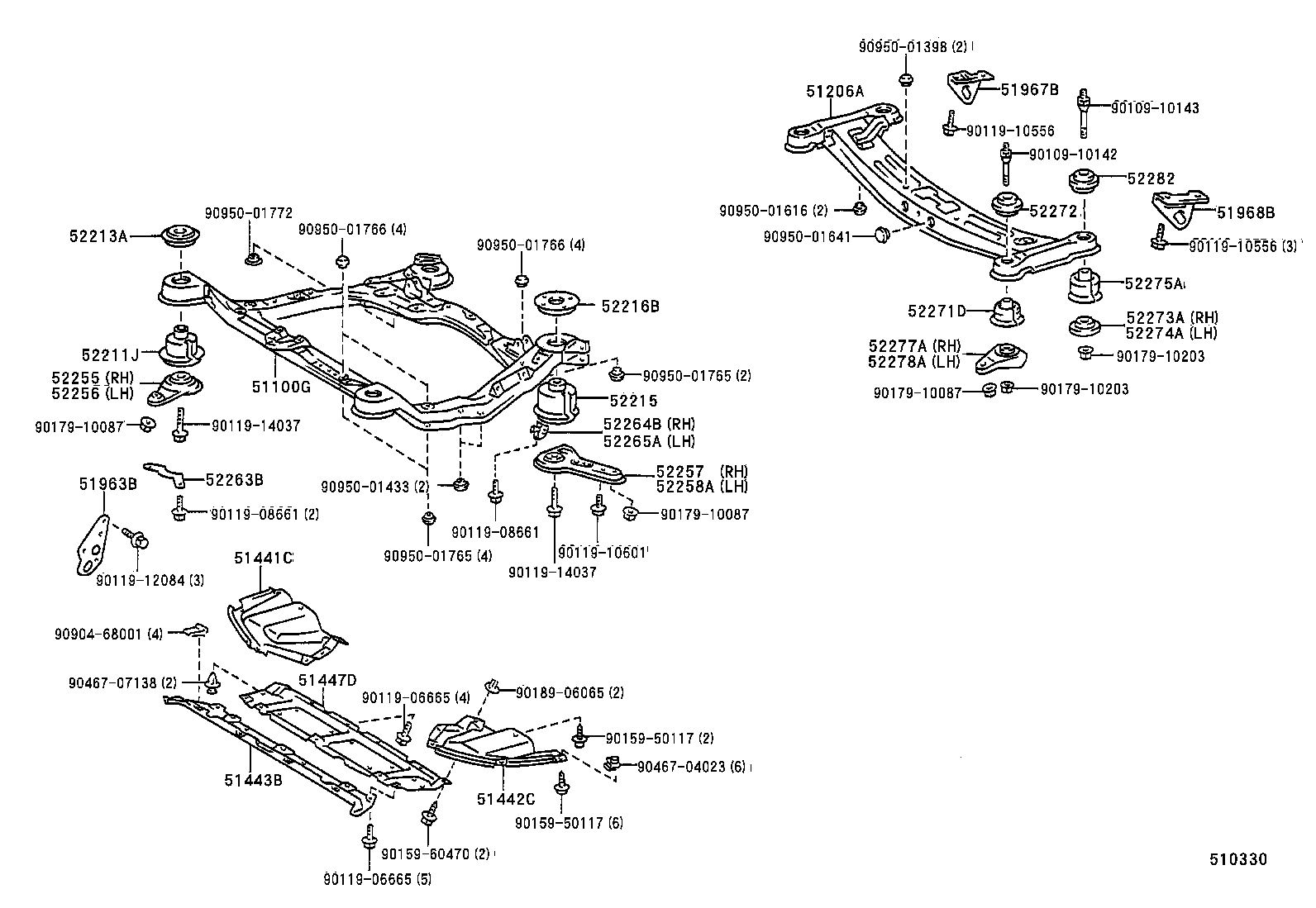 Suspension Crossmember & Under Cover