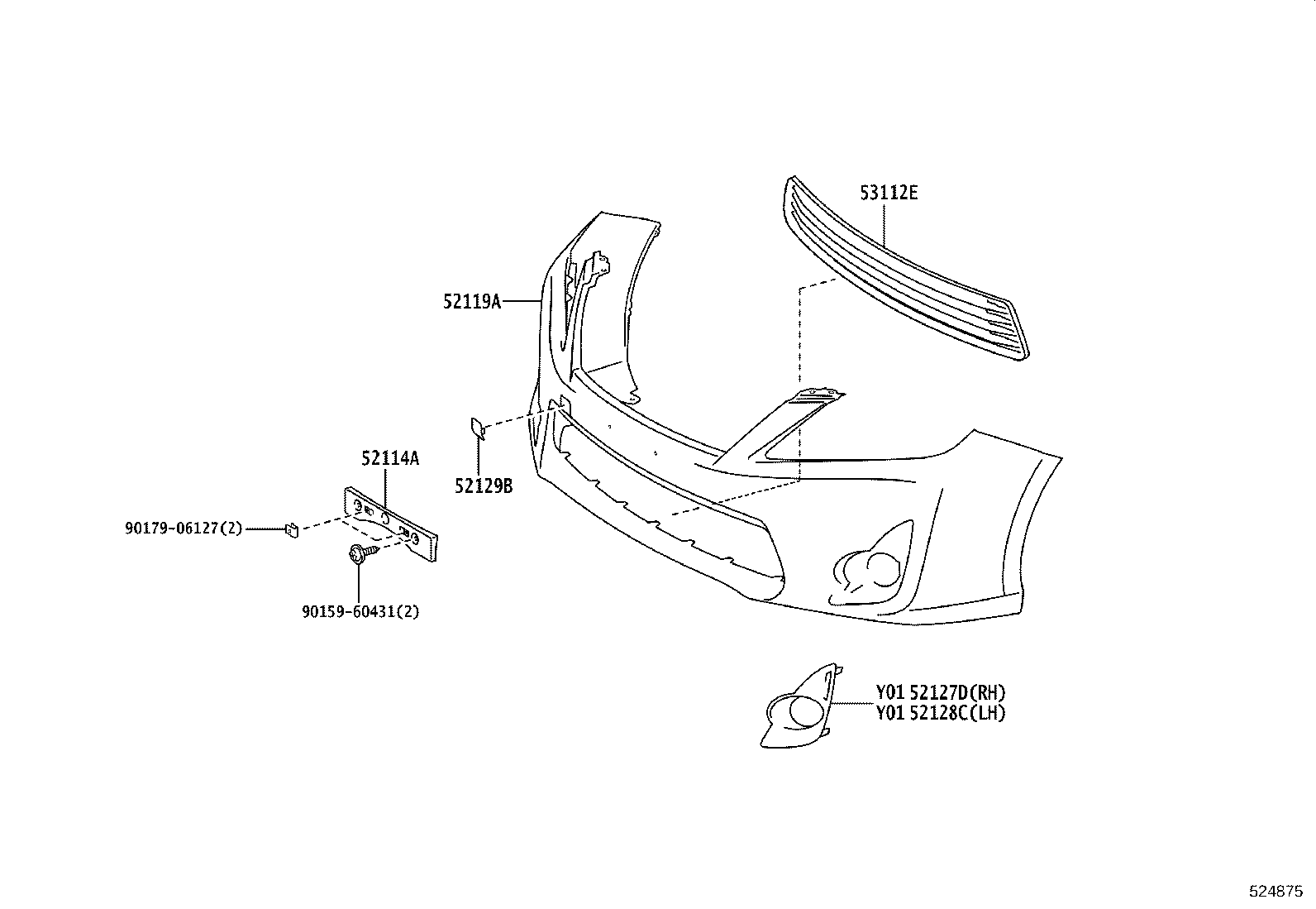 Front Bumper Bumper Stay