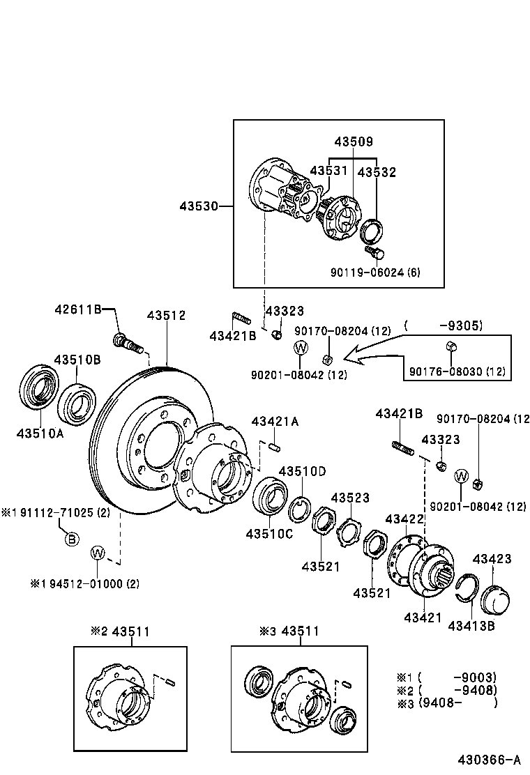 Front Axle Hub