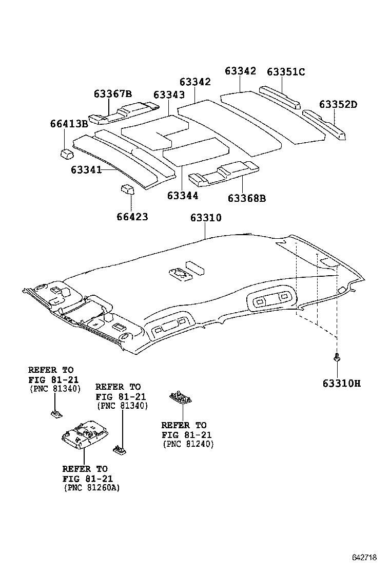 Headlining & Silencer Pad