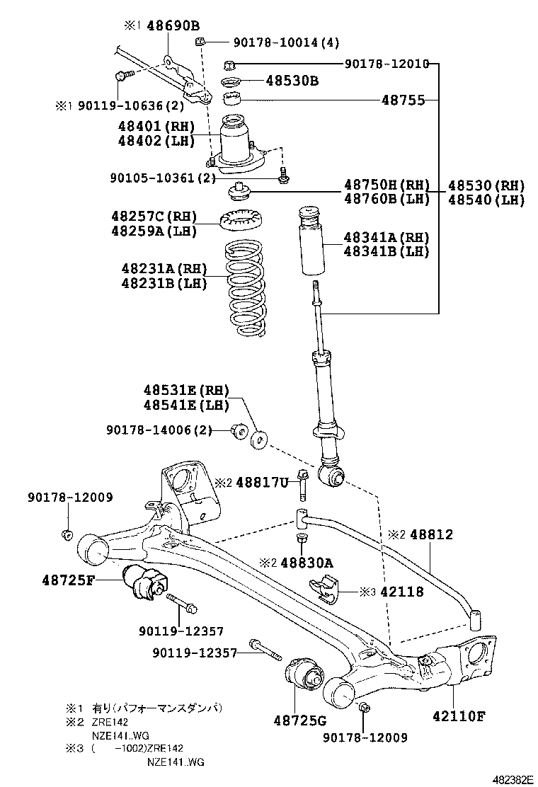 Rear Spring & Shock Absorber