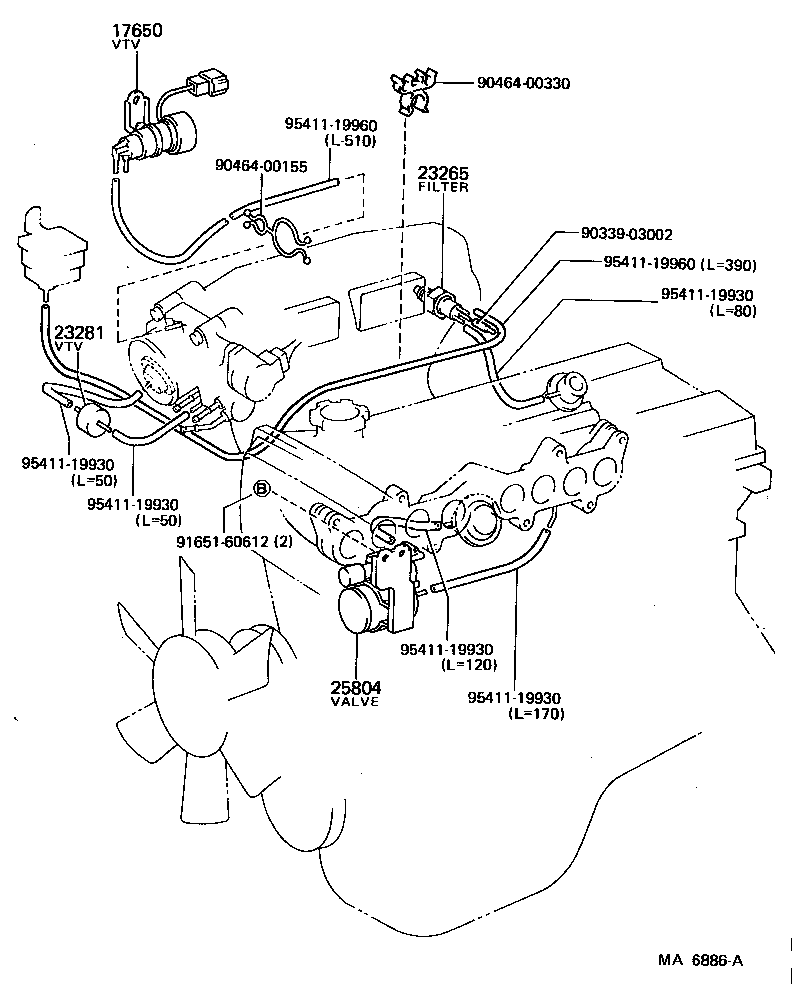 Tubería de vacío