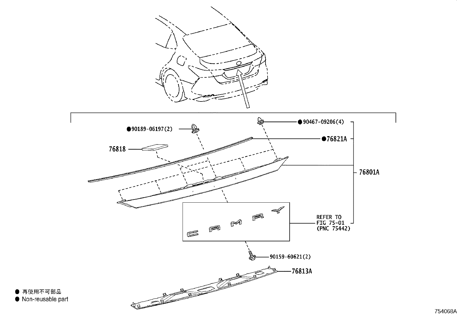 Rear Moulding