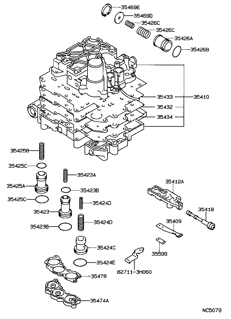 Valve Body Oil Strainer