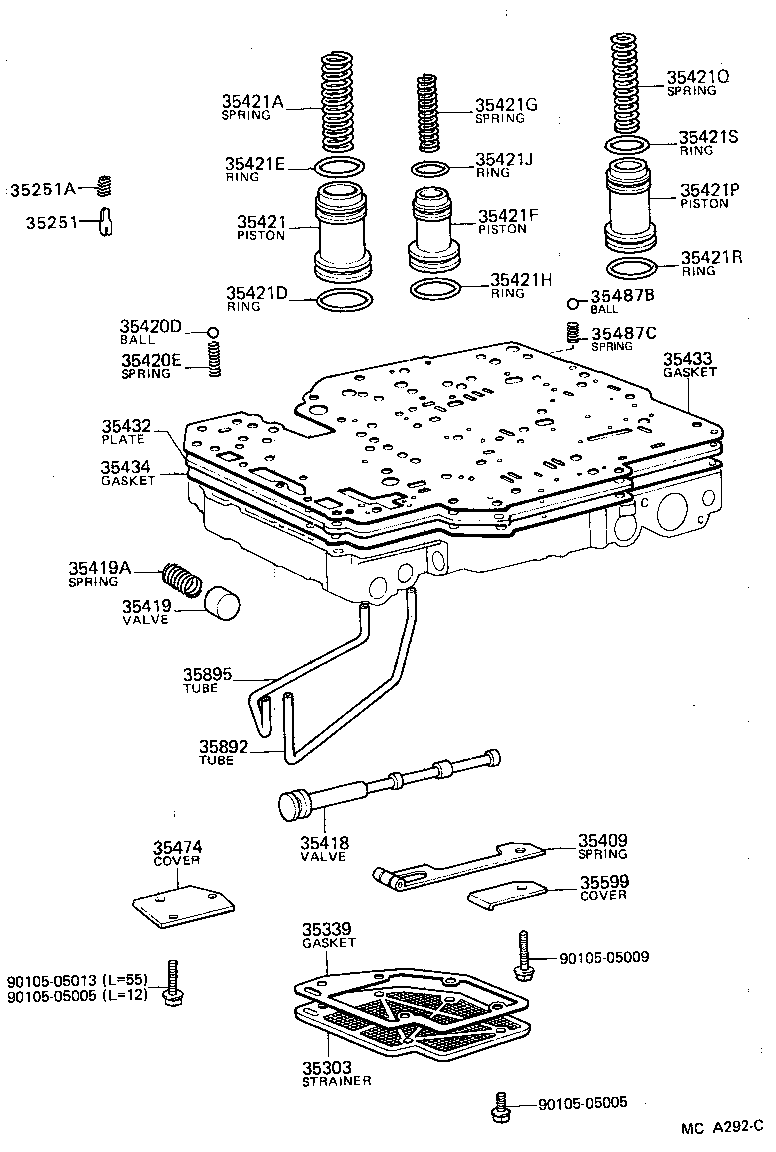 Valve Body Oil Strainer