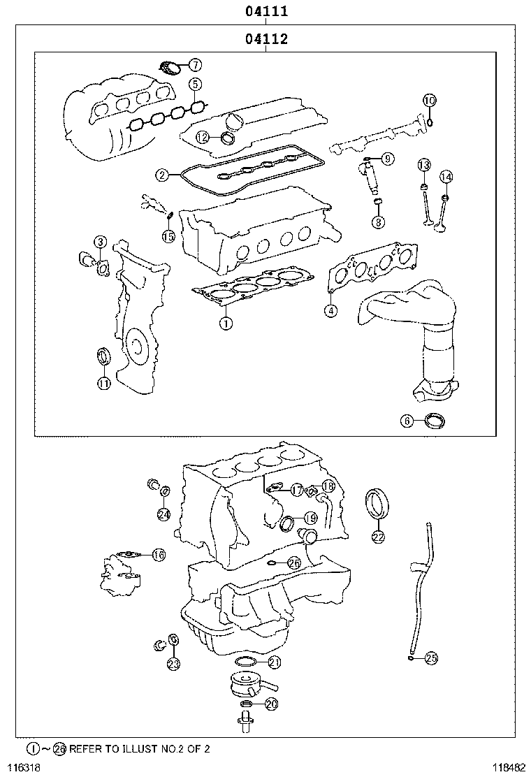 Engine Overhaul Gasket Kit