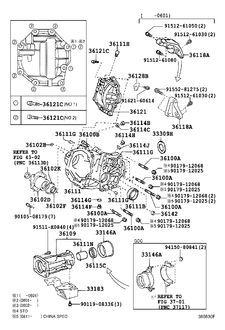 Transfer Case & Extension Housing