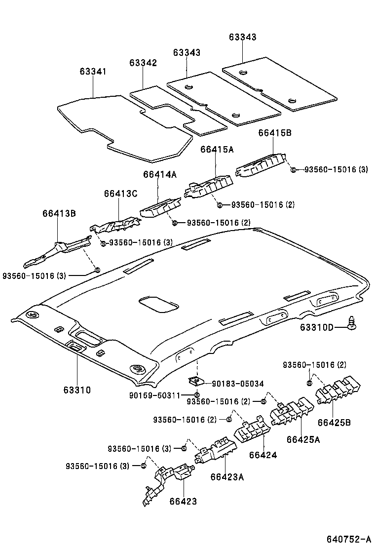 Headlining & Silencer Pad