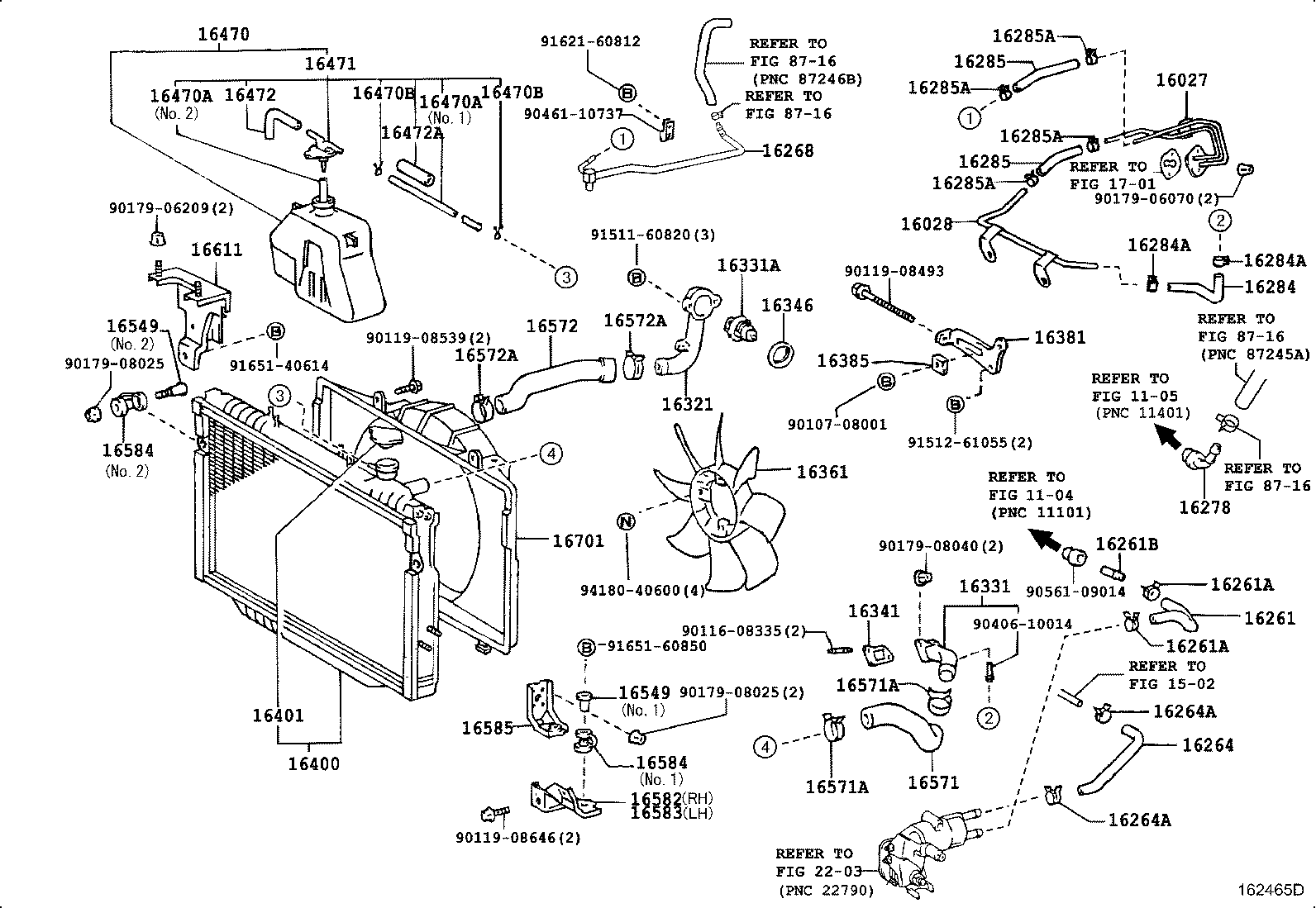 Radiator Water Outlet