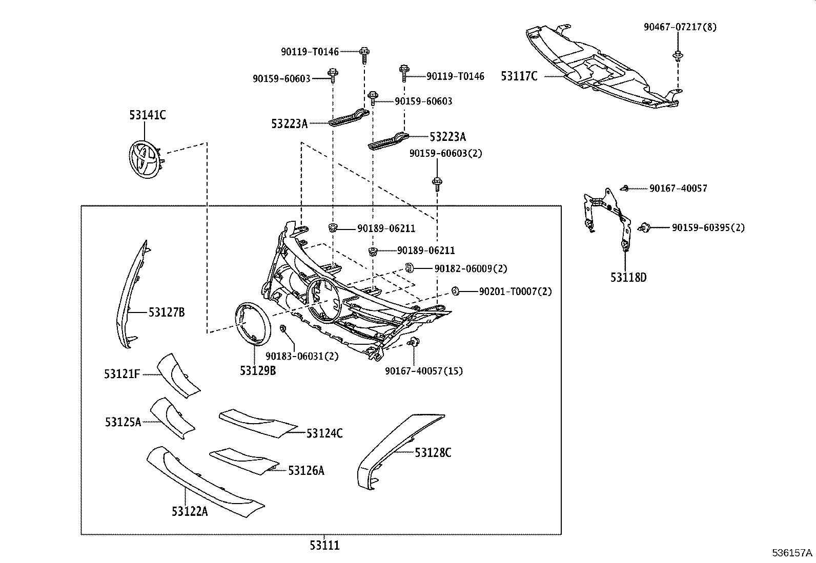 Rejilla del radiador