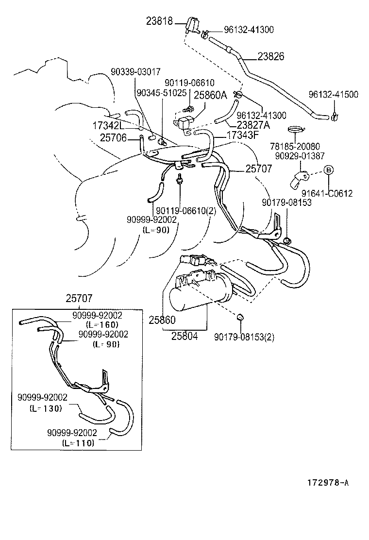 Tubería de vacío