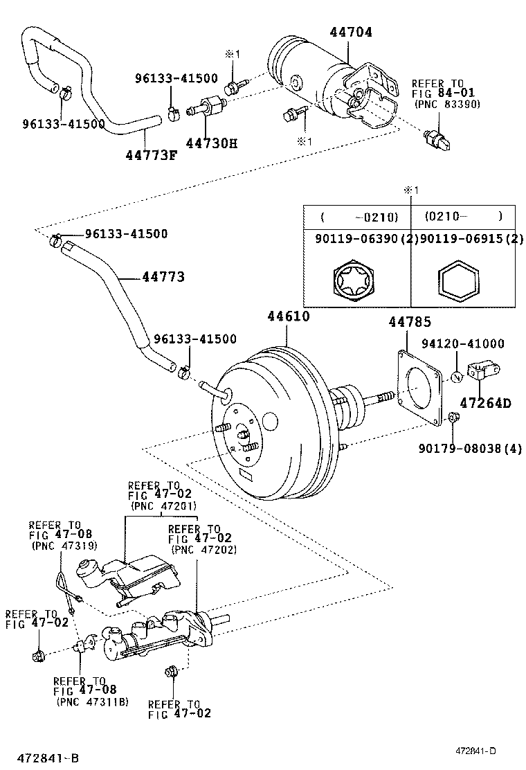 Brake Booster & Vacuum Tube