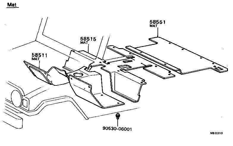 Floor Mat & Silencer Pad