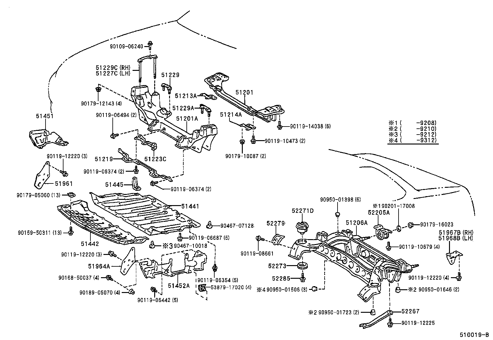 Suspension Crossmember & Under Cover