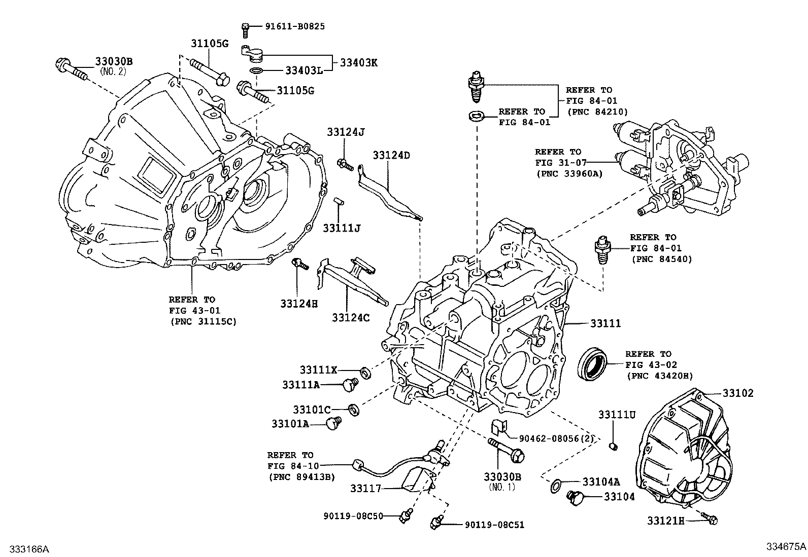 Clutch Housing + Transmission Case