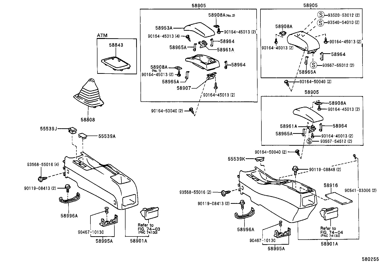 Console Box & Bracket
