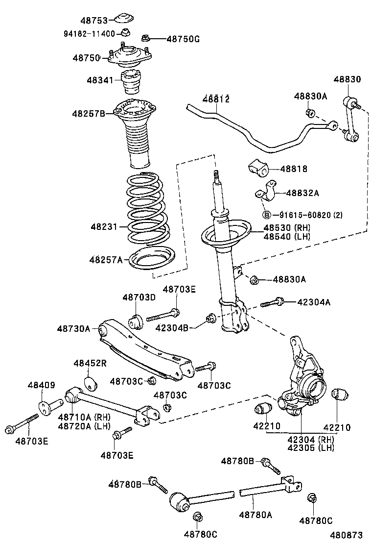 Rear Spring & Shock Absorber