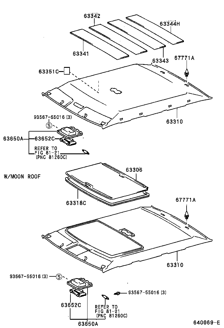 Headlining & Silencer Pad