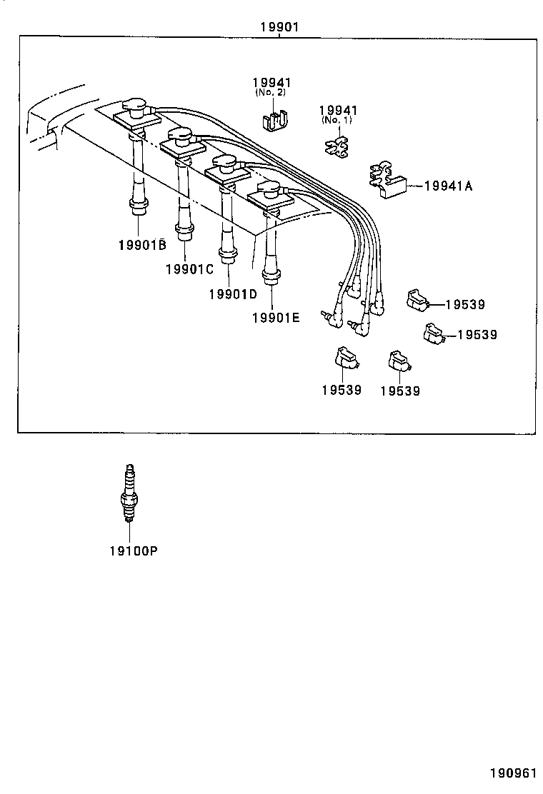 Ignition Coil Spark Plug Glow Plug