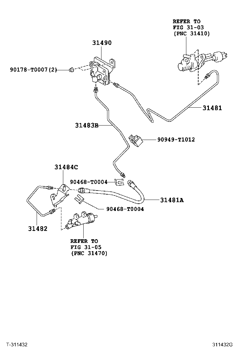 Clutch Pedal Flexible Hose