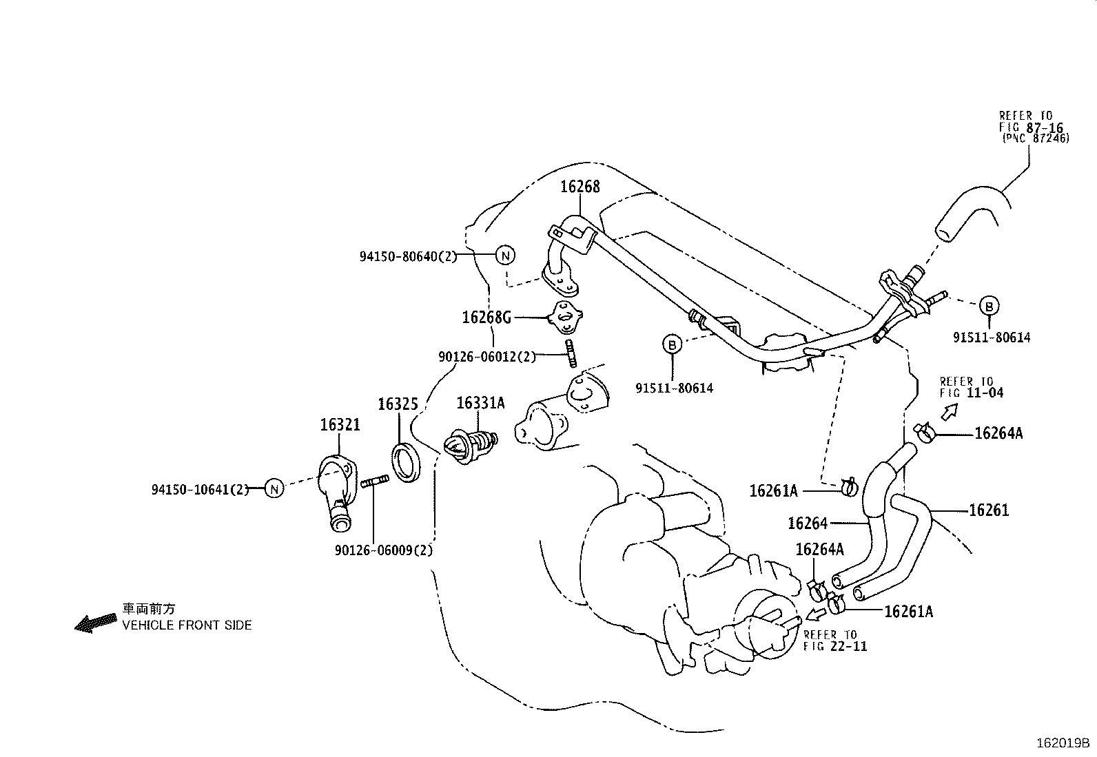 Radiator Water Outlet