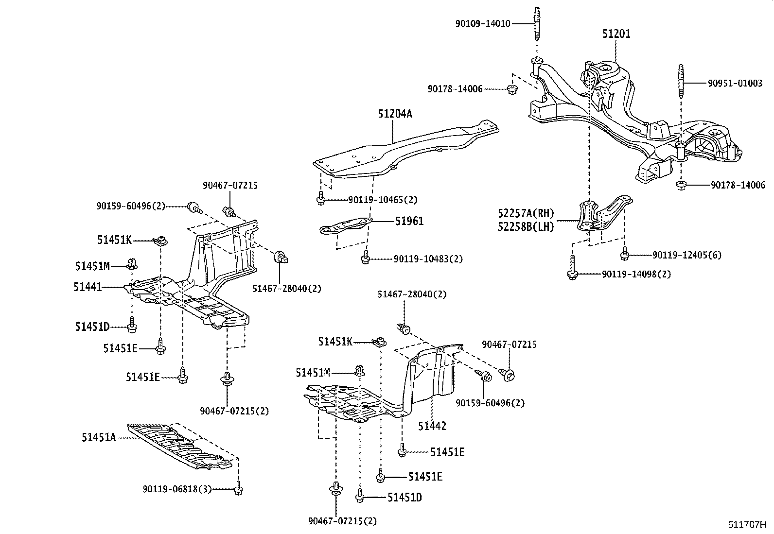 Suspension Crossmember & Under Cover