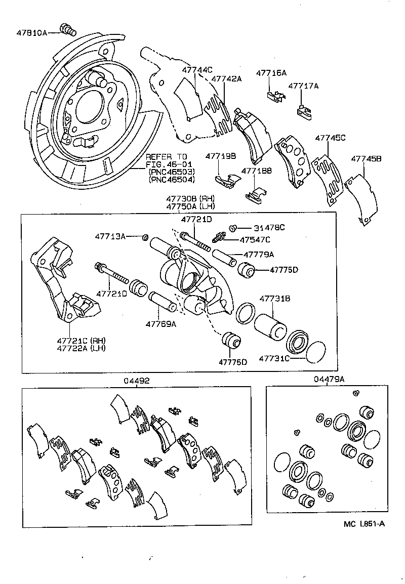 Rear Disc Brake Caliper Dust Cover