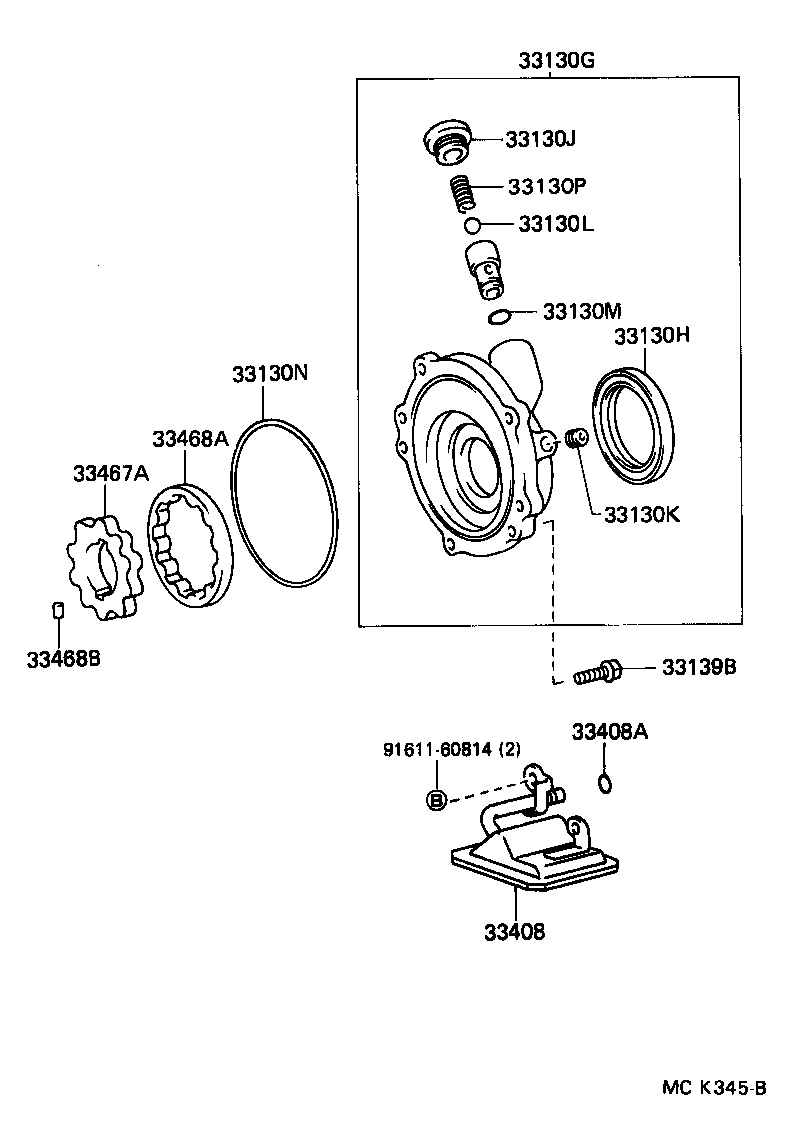 Oil Pump Oil Cooler Pipe