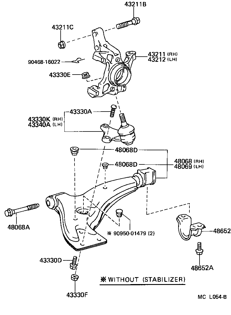 Front Axle Arm Steering Knuckle