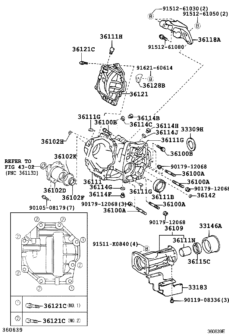 Transfer Case & Extension Housing