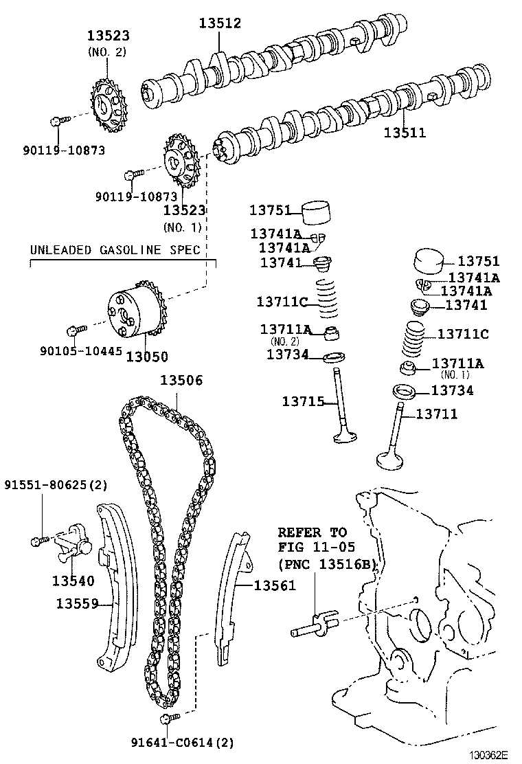 Camshaft & Valve