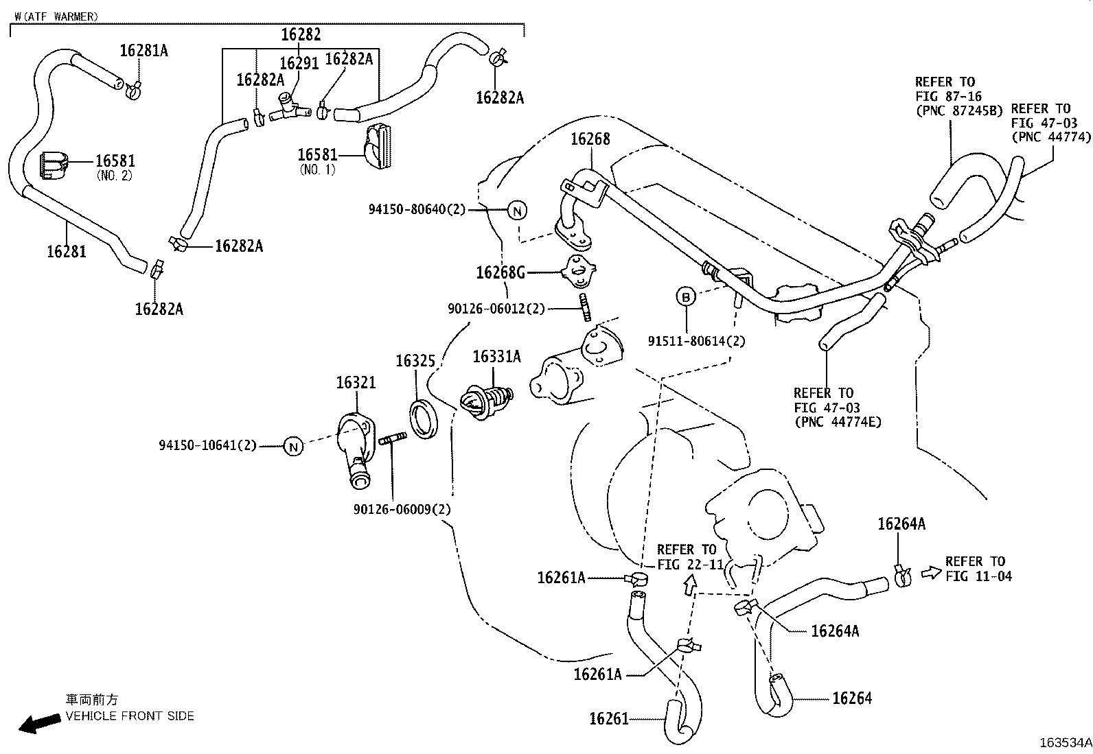 Radiator Water Outlet