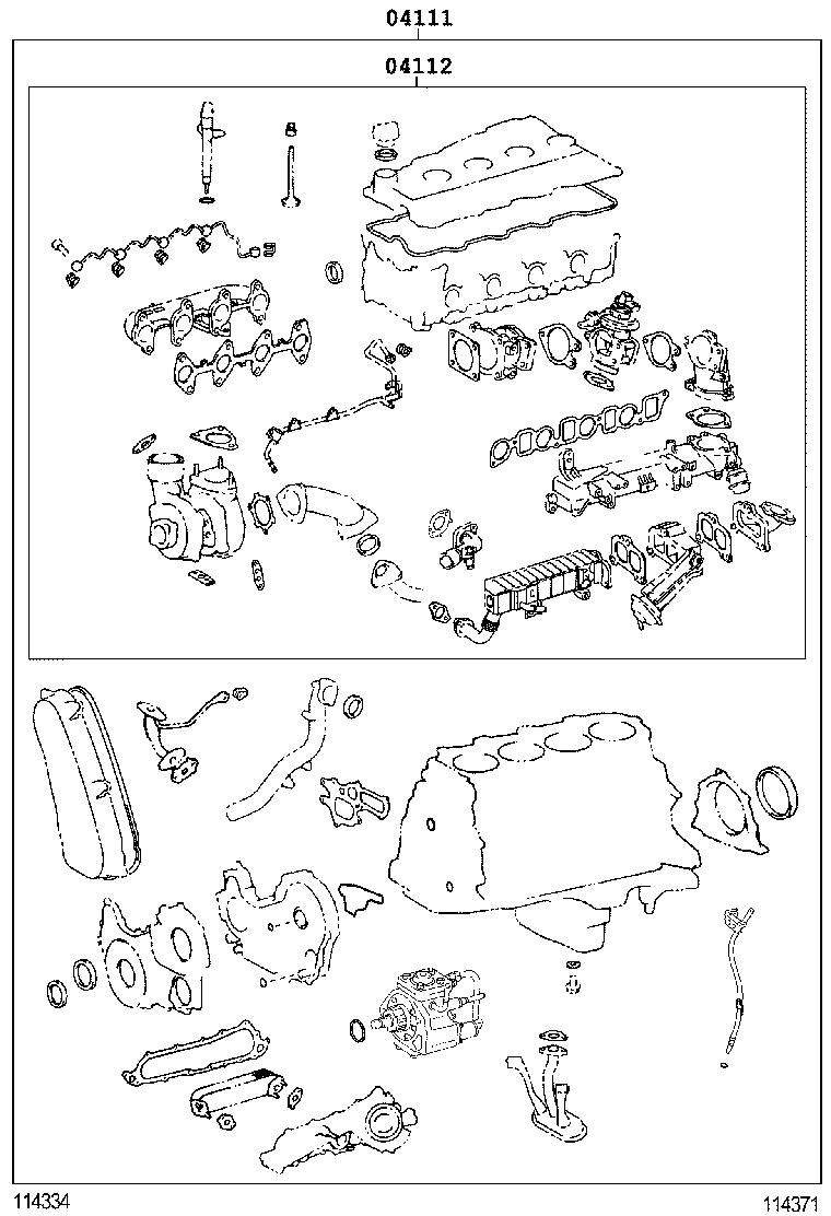 Engine Overhaul Gasket Kit