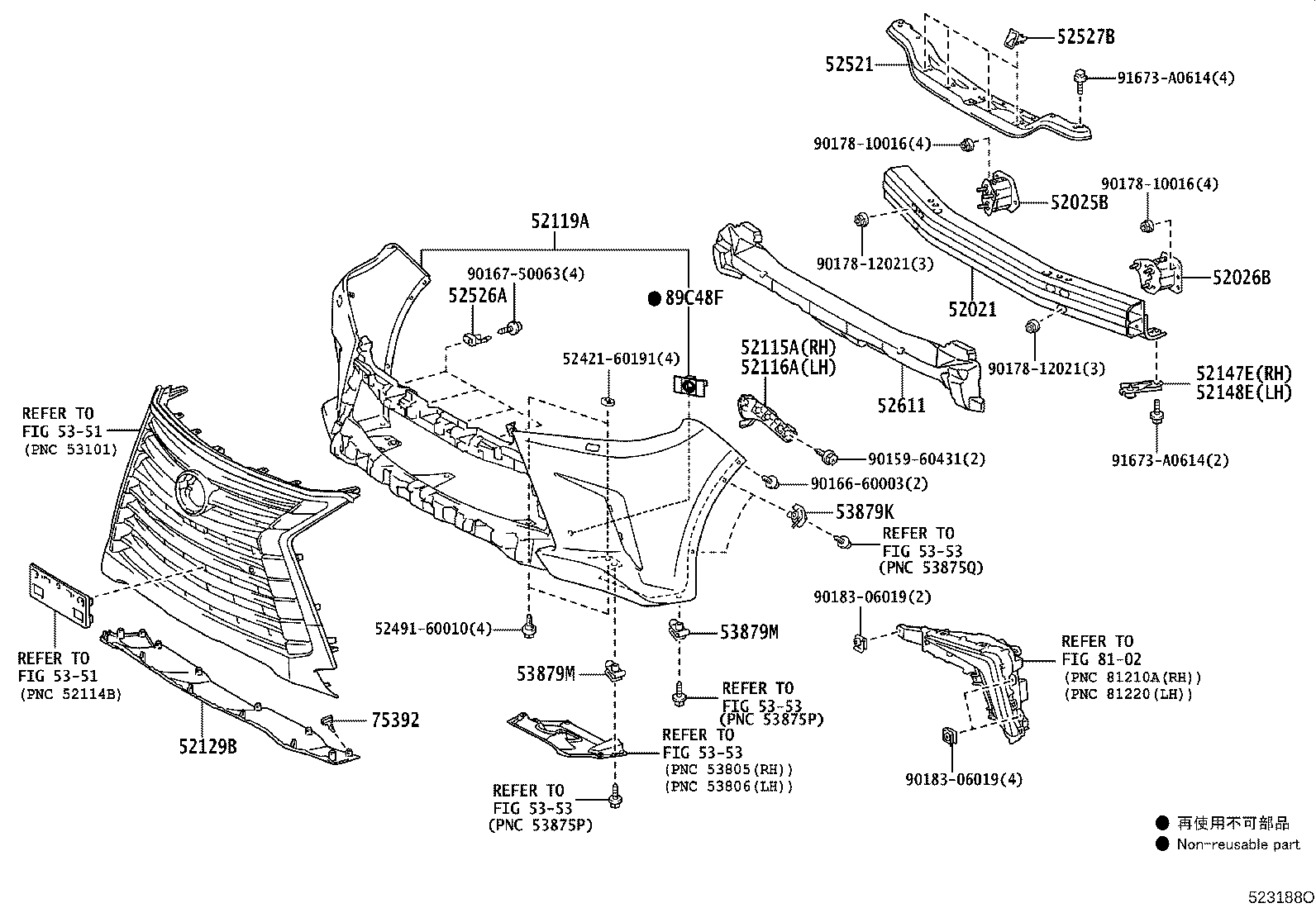 Front Bumper Bumper Stay