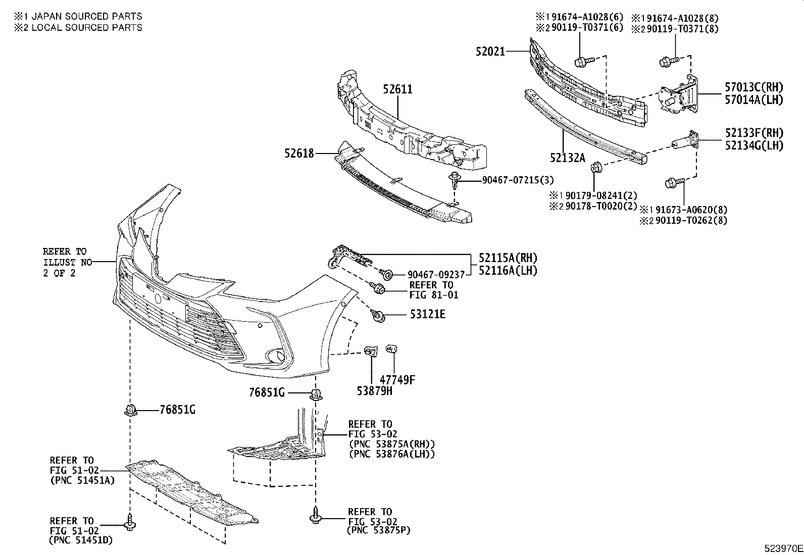 Front Bumper Bumper Stay
