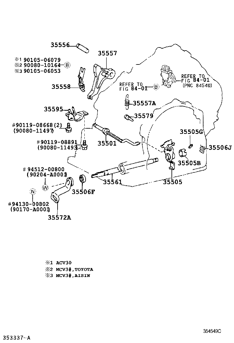 Throttle Link & Valve Lever