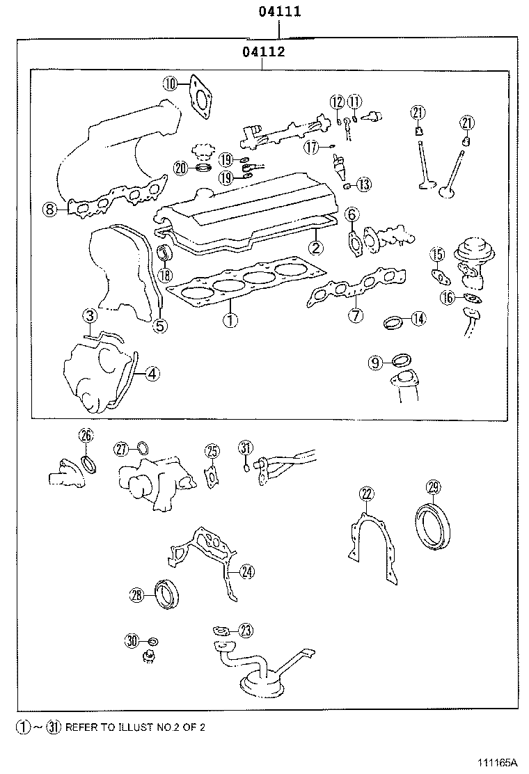 Engine Overhaul Gasket Kit